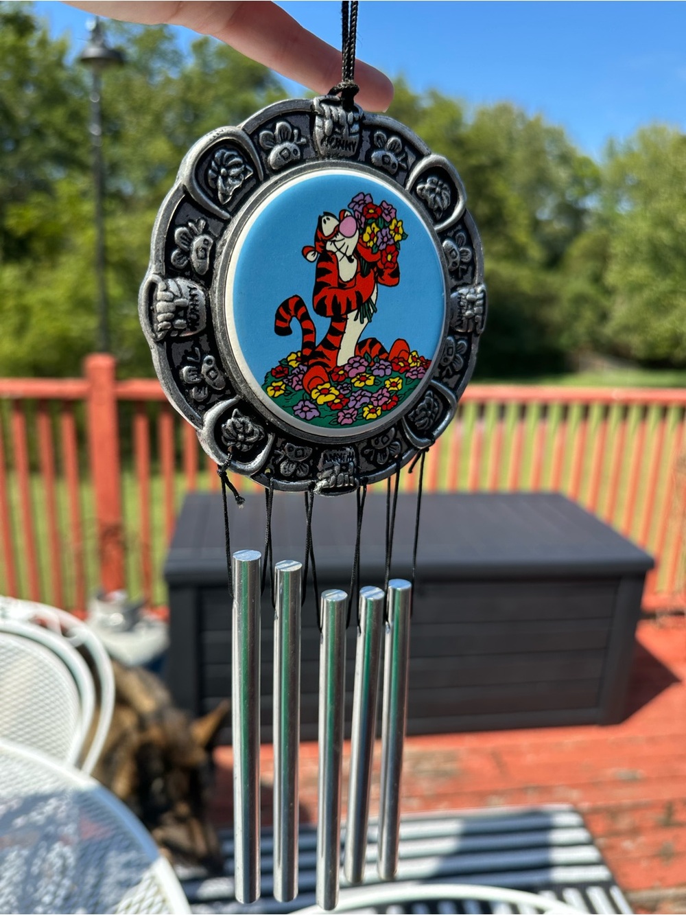 Vintage Tigger Winnie the Pooh Disney wind chime